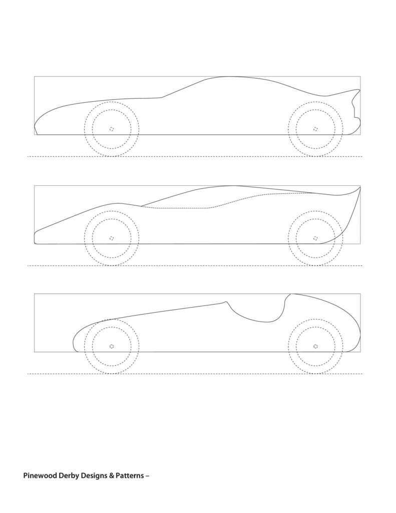 Pinewood Derby Template Printable