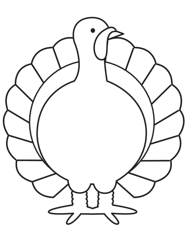 Free Turkey Printable Template