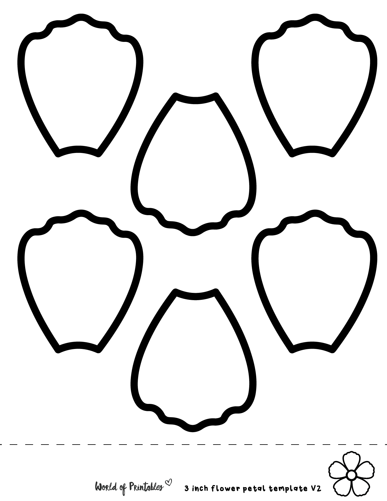 40 Flower Petal Templates World Of Printables