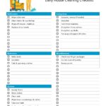 40 Printable House Cleaning Checklist Templates TemplateLab