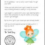 5 Insanely Cute Free Printable Tooth Fairy Letters Cassie Smallwood