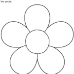5 Petal Flower Pattern Template Clipground Flower Template Flower Petal Template Flower Templates Printable
