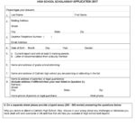 50 Free Scholarship Application Templates Forms TemplateLab