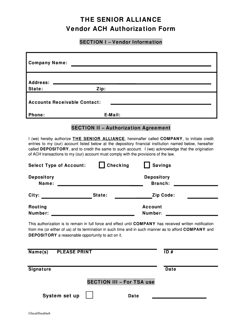 Ach Form Fill Online Printable Fillable Blank PdfFiller