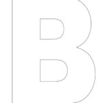 Alphabet Letter B Template Letter B Letters For Kids Free Printable Alphabet Templates