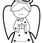 Angel Template Cut Out Kids Pic
