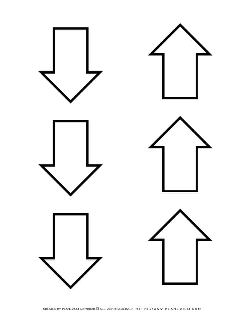 Arrow Template Six Arrows Planerium