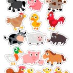 Baby Farm Animals Free Printable Cake Toppers Oh My Baby