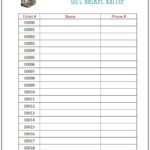 Basket Raffle Easy Ticket Spreadsheet And Signs Etsy de