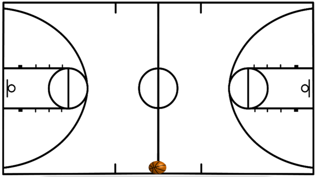 Free Printable Basketball Court Template