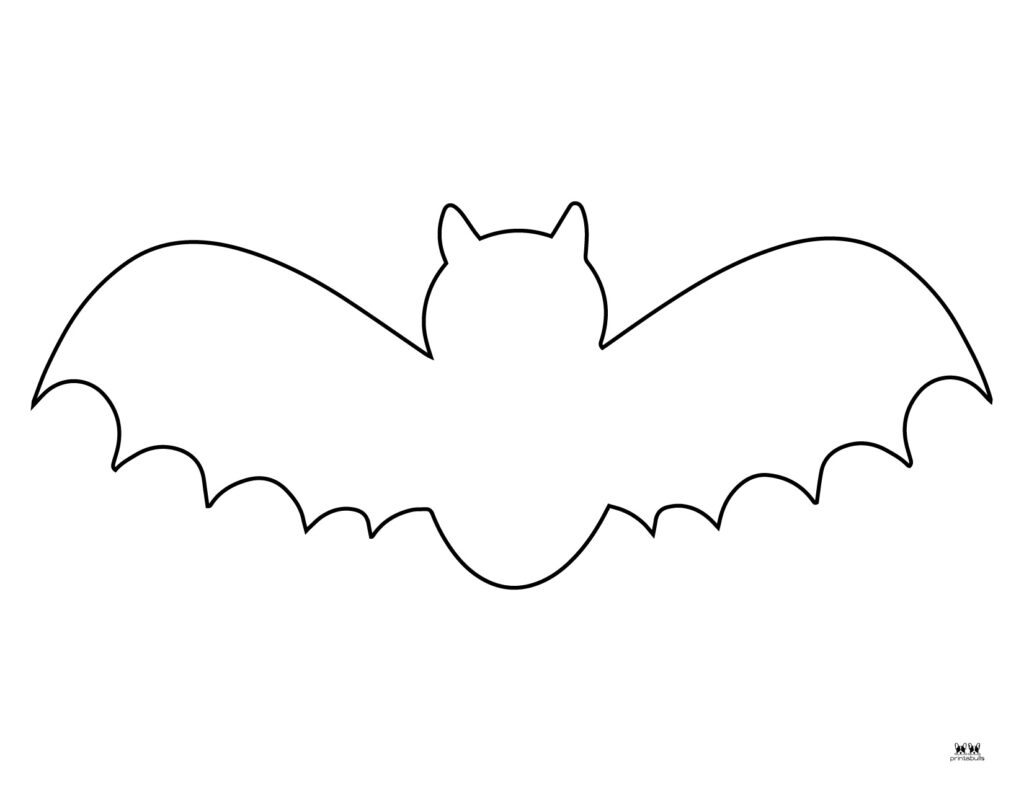 Bat Templates Coloring Pages 53 FREE Printables Printabulls - Fillable ...