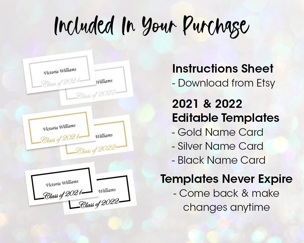 Printable Graduation Name Card Template Fillable Form 2025 Printable Graduation Name Card Template Fillable Form 2025