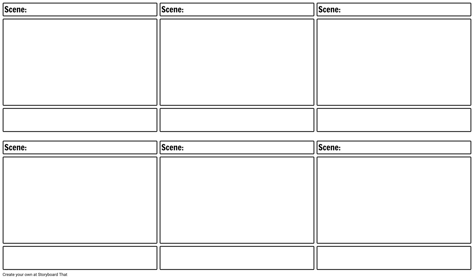 Blank Film Storyboard Template Storyboard By Anna warfield