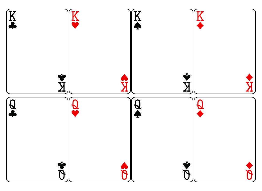 Blank Playing Card Template Printable Playing Cards Blank Playing Cards Card Template