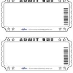 Blank Printable Admit One Invitations Movie Ticket Invitations Movie Night Party Movie Night Birthday Party