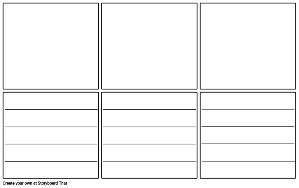 Printable Storyboard Template