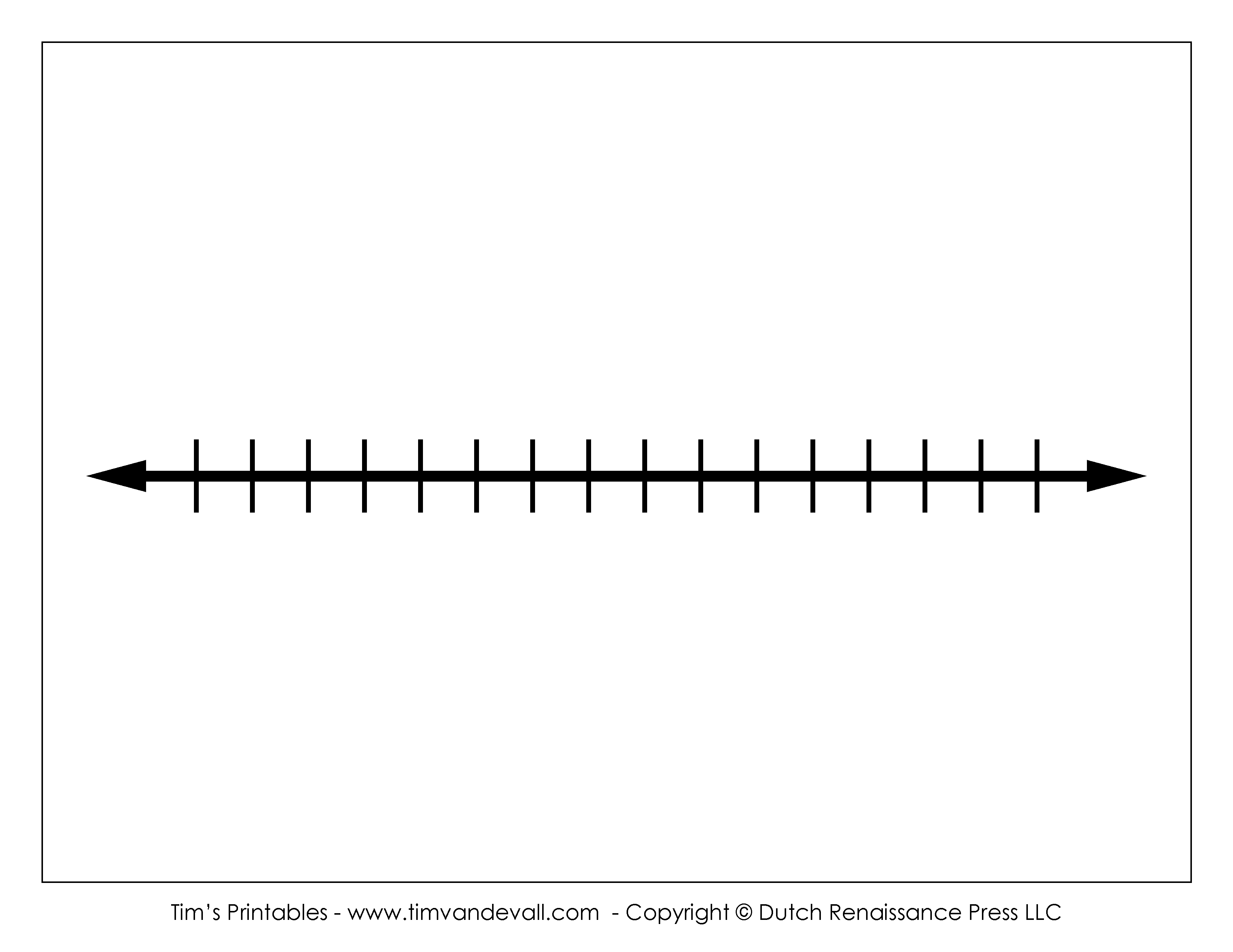 Blank Timeline Template Tim s Printables