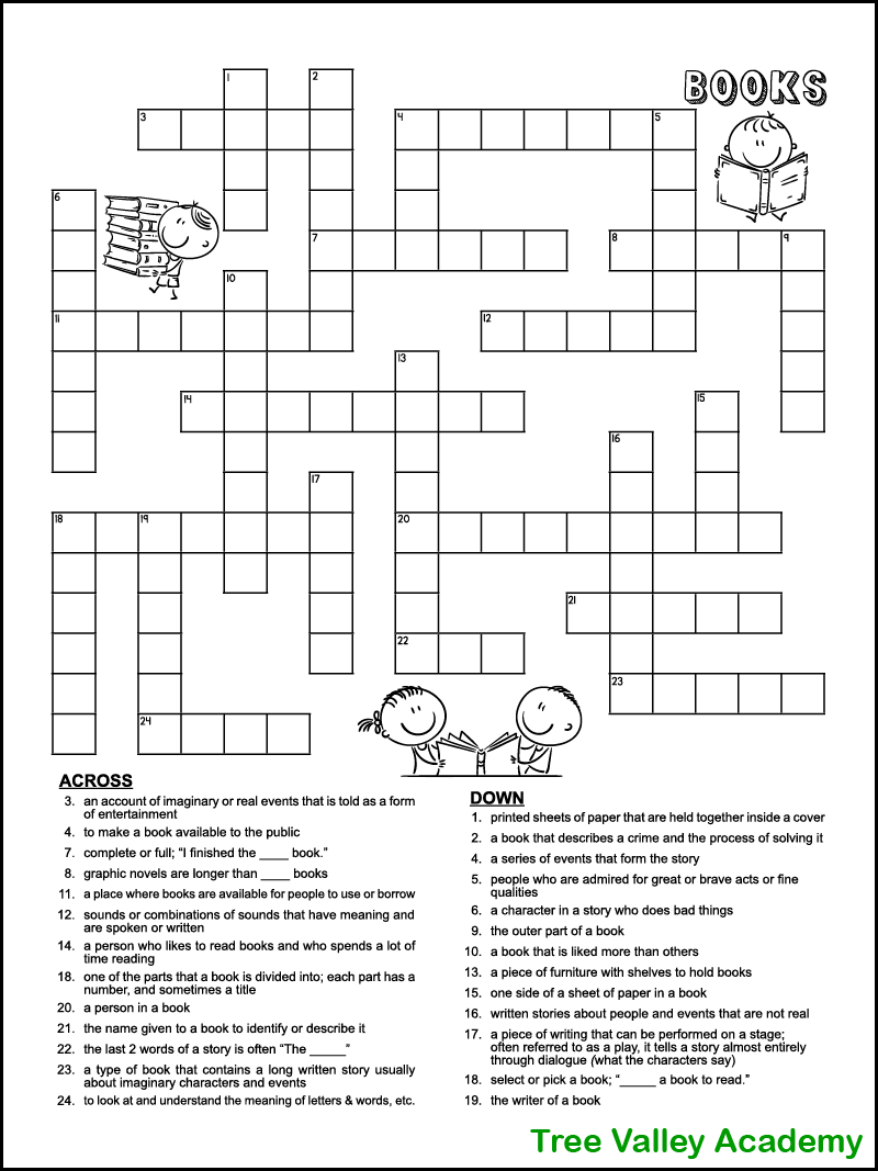 Crosswords For Kids Printable Fillable Form 2023