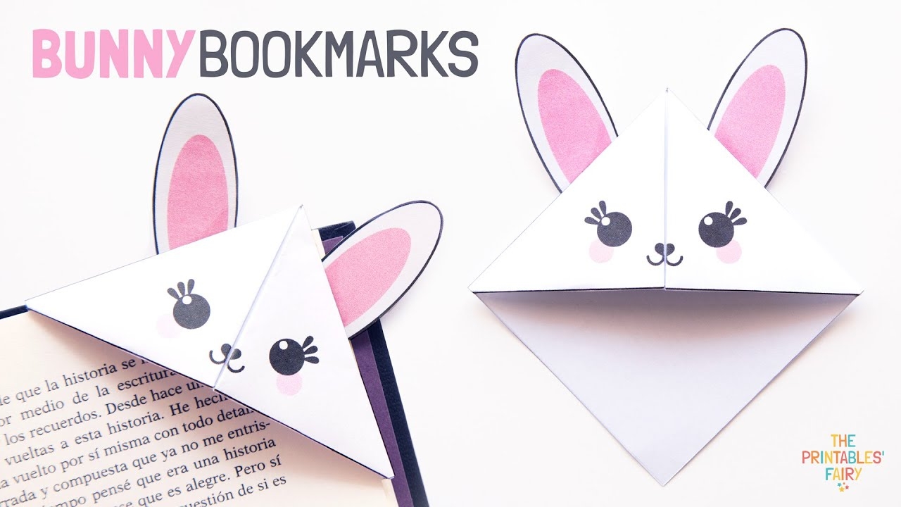 Bunny Corner Bookmark Easter Craft For Kids The Printables Fairy