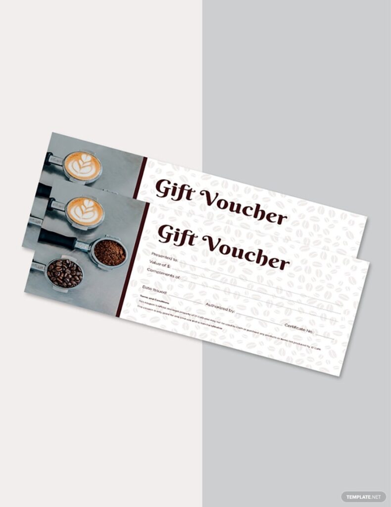 Free Printable Coffee Gift Certificate Template
