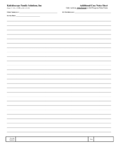 Case Management Notes Template Additional Case Notes Sheet Notes ...