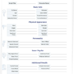 Character Profile Template For Filmmakers with A Free Download SetHero