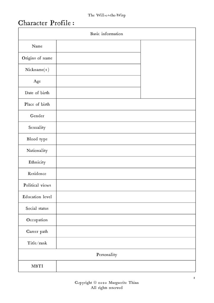 Character Profiles Getting To Know Your Characters free Templates Writing A Book Writing Inspiration Prompts Book Writing Tips