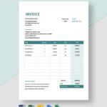 Cleaning Invoice Templates Documents Design Free Download Template