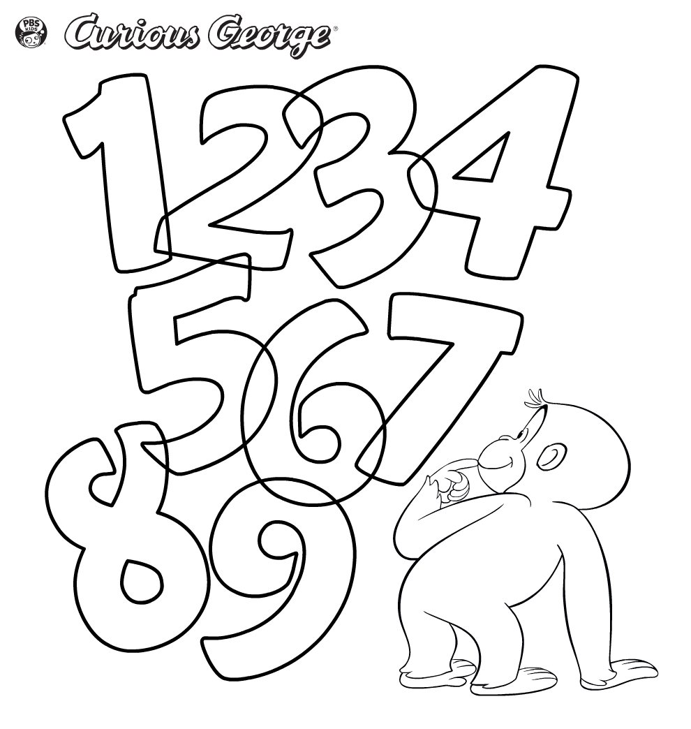 Curious George Printables PBS KIDS