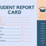 Customizable Student Report Card Templates