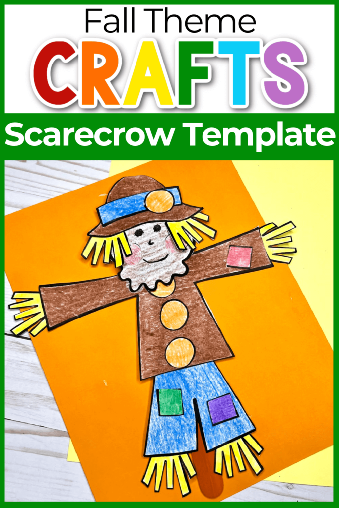 Cut And Paste Scarecrow Craft For Fall - Fillable Form 2023