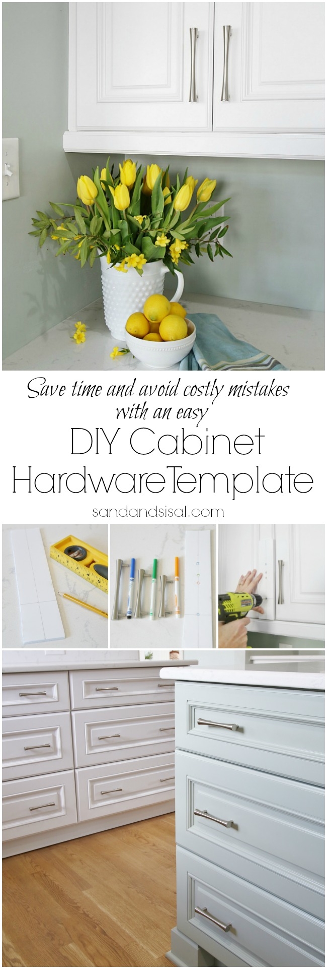 DIY Cabinet Hardware Template Hardware Installation Made Easy 