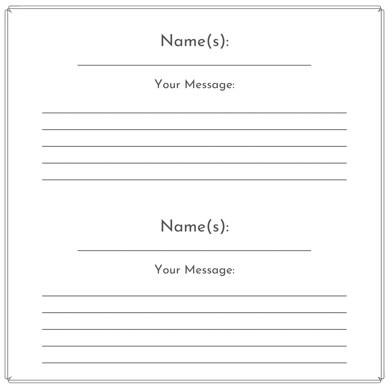 DIY Guest Book Templates Zola Expert Wedding Advice