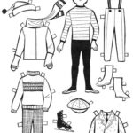 DIY Paper Doll Template Printable Kids Pic