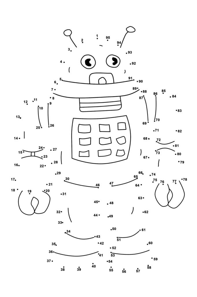 Printable Dot To Dot For Kids