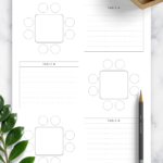 Download Printable Wedding Seating Chart Template Original PDF