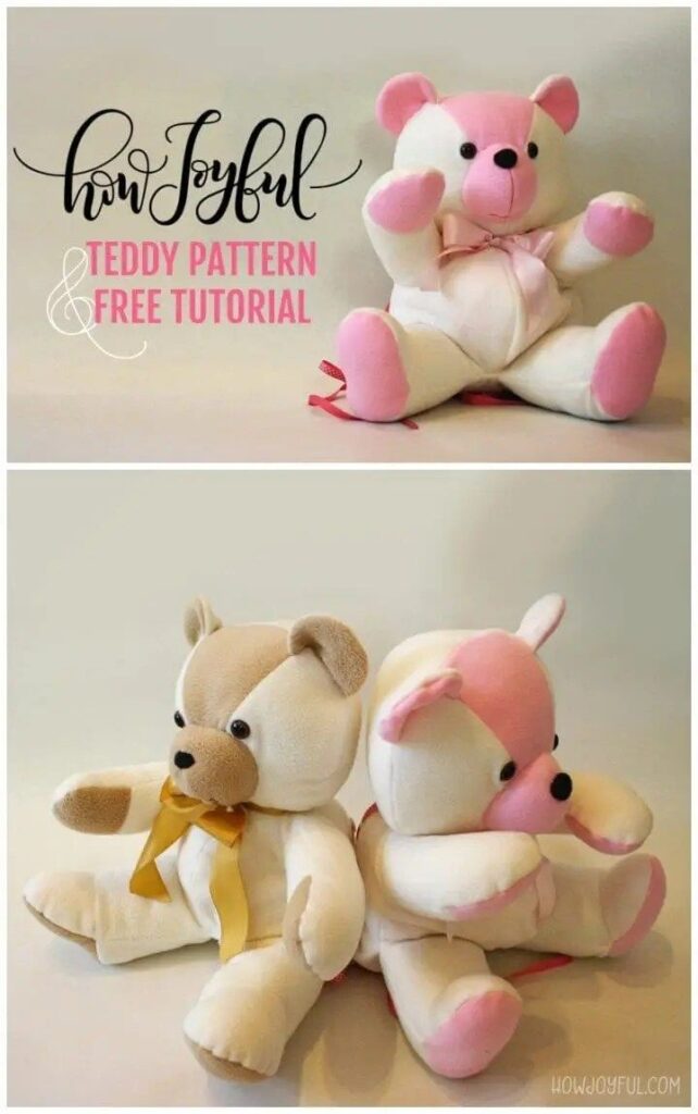 Template Free Downloadable Memory Bear Sewing Pattern Free Printable