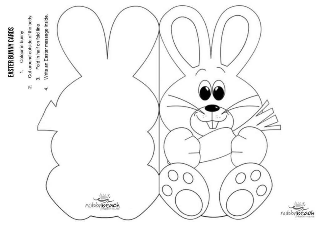 Easter Bunny Template Printable