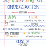 Editable First Day Of School Signs To Edit And Download For FREE First Day School Sign School Signs Kindergarten First Day