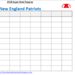 Excel Spreadsheets Help Super Bowl Squares Template 2018 SuperBowl LII Grid Game