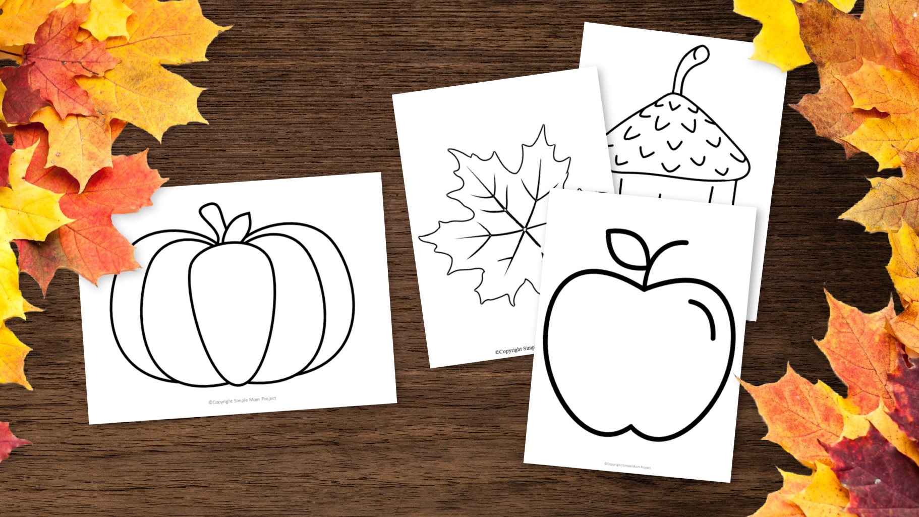 Fall And Autumn Printable Templates Simple Mom Project Store