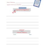 Family Meeting Agenda Ideas Free Printable Template Must Love Lists