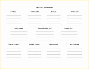 Football Depth Chart Template Excel Format Inspirational 3 Fensive