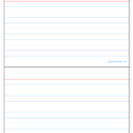 Free 3X5 Blank Index Card Template Flash Card Template Card Templates Printable Note Card Template