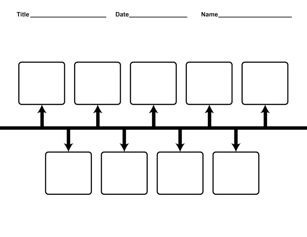 Timeline Template Printable