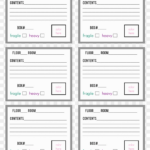 Free Box And Tags Templates u2014 Crafthubs Moving Box Labels Printable HD Png Download 1237x1600 2081668 PngFind