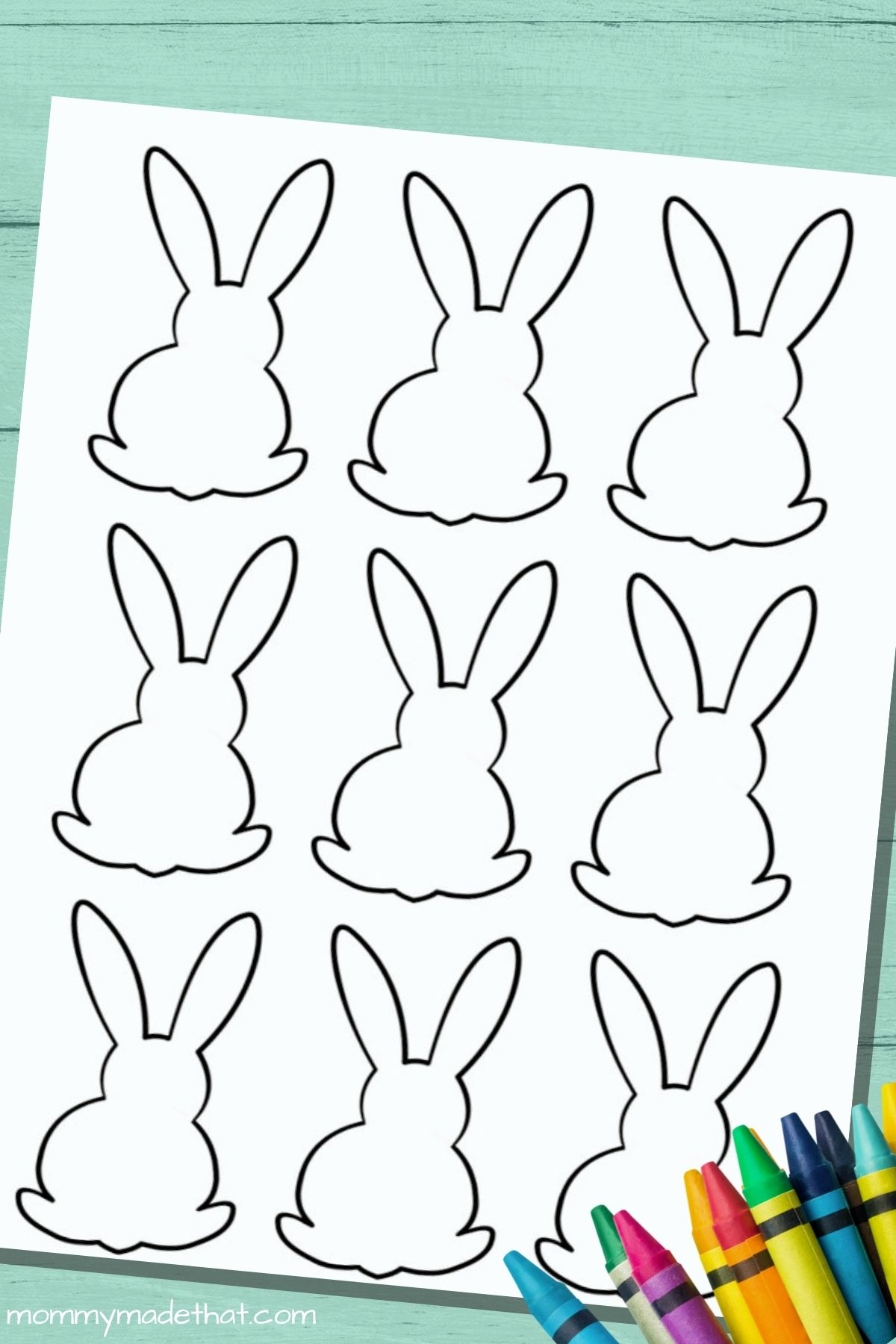 Free Bunny Rabbit Templates Tons Of Shapes Sizes