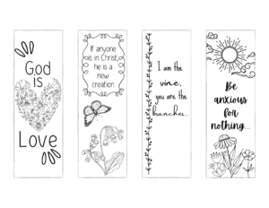 Free Christian Bookmarks To Print And Color Bible Bookmark Free ...