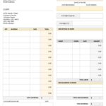 Free Construction Invoice Templates Smartsheet