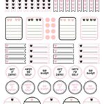 Free Disney Planner Stickers Mickey Minnie DIY Candy